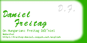 daniel freitag business card